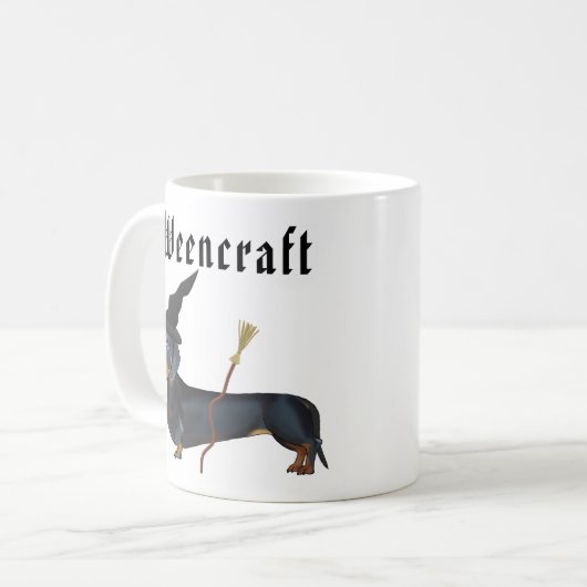 Mug Sorcière de teckel de Weencraft drôle (Devant gauche)