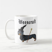 Mug Sorcière de teckel de Weencraft drôle (Gauche)