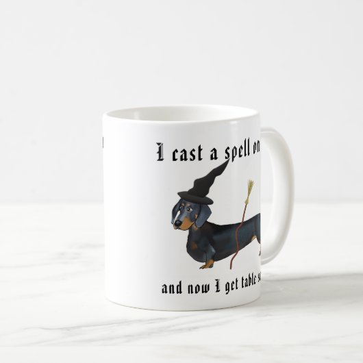 Mug Sorcière de teckel de Weencraft drôle (Devant droit)