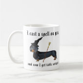 Mug Sorcière de teckel de Weencraft drôle (Gauche)