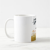 Mug Sorcière d'Halloween dans un champ de fleurs (Gauche)