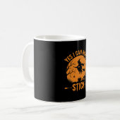 Mug Sorcière d'Halloween Drive Stick Graphique_1 (Devant gauche)