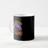 Mug Sorcière d'Halloween Jack O Lanterne C'est Vivant (Devant gauche)