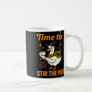 Mug Sorcière drôle de Halloween Oie Automne Temps de l