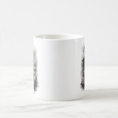 Mug Sorcière en chiffon et chat (Centre)
