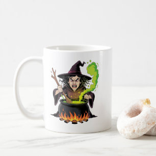 Mug Sorcière en colère Halloween