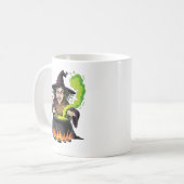 Mug Sorcière en colère Halloween (Devant gauche)