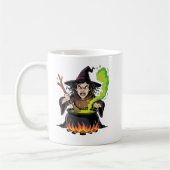 Mug Sorcière en colère Halloween (Gauche)