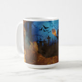 Mug Sorcière en feu (Devant gauche)