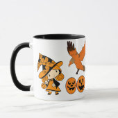Mug Sorcière errante Éffrayant Jack O Lanterns Hallowe (Gauche)
