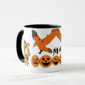 Mug Sorcière errante Éffrayant Jack O Lanterns Hallowe (Devant gauche)