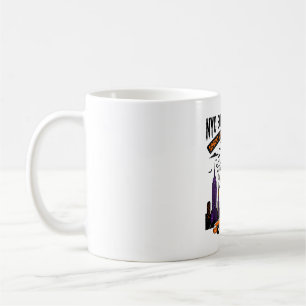 Mug Sorcière et fantôme de Nyc pendant la nuit d'Hallo