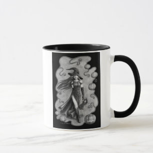 Mug Sorcière et poupée Halloween