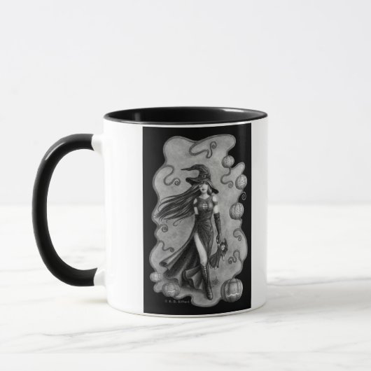 Mug Sorcière et poupée Halloween (Gauche)