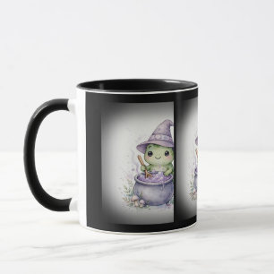 Mug Sorcière Grenouille avec Chaudron Halloween