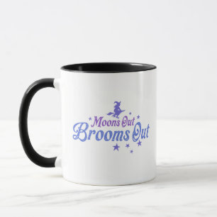 Mug Sorcière Halloween Balais Dehors Lunes Dehors