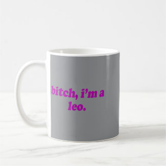 Mug Sorcière Je suis Lion - Citation drôle d'horoscope