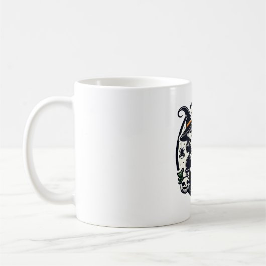 Mug Sorcière Jouer Piano (Gauche)