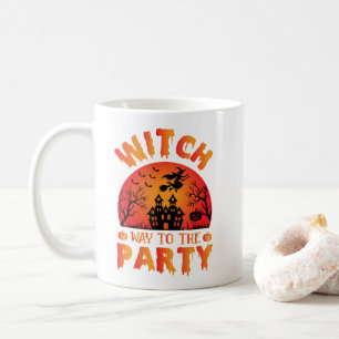 Mug Sorcière, le chemin de la fête d'Halloween