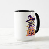 Mug Sorcière mieux avoir mon bonbon - mignonne Hallowe (Devant droit)