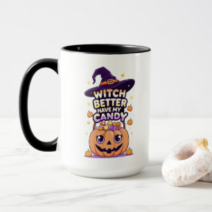 Mug Sorcière mieux avoir mon bonbon - mignonne Hallowe