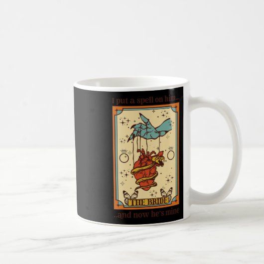 Mug Sorcière Mystique Drôle Mariée Et Groom J'Ai Mis U (Droite)