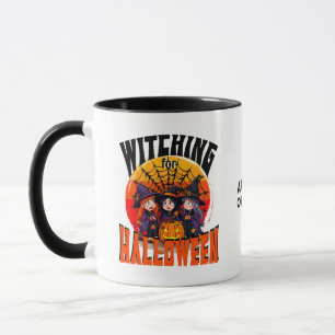Mug Sorcière pour Halloween, sorcières amusantes Orang