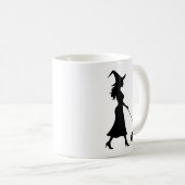 Mug Sorcière promenant Frenchie (Devant droit)