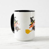 Mug Sorcière rousse mignonne (Devant gauche)