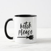 Mug Sorcière s'il vous plaît Balai Halloween (Gauche)