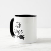 Mug Sorcière s'il vous plaît Balai Halloween (Devant gauche)