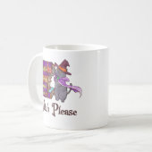 Mug Sorcière S'Il Vous Plaît - Chat Noir Sorcière (Devant gauche)