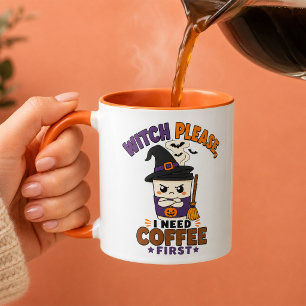 Mug Sorcière s'il vous plaît j'ai besoin de café d'abo