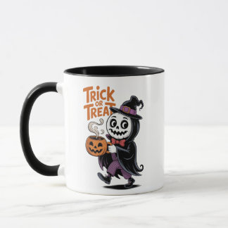 Mug Sorcière squelette adorable avec café mignonne Hal