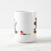 Mug "Sorcière sur roues - Style patinage de chambre (Centre)