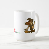 Mug "Sorcière sur roues - Style patinage de chambre (Devant droit)