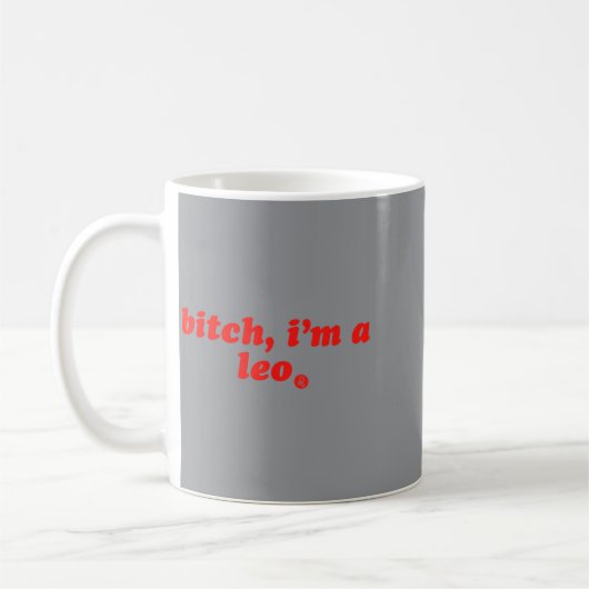 Mug Sorcière un léopard drôle léopard zodiaque saison (Gauche)