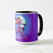 Mug Sorcière volante (Devant droit)