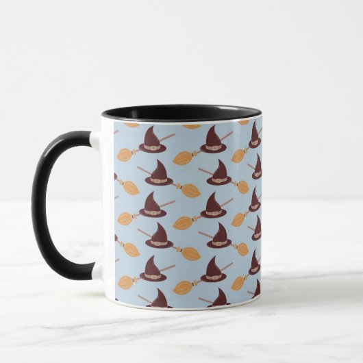 Mug Sorcières Broomsticks et Motif Casquette Halloween (Gauche)