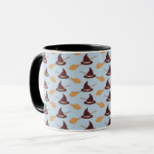 Mug Sorcières Broomsticks et Motif Casquette Halloween (Devant gauche)