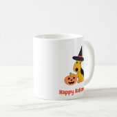 Mug Sorcières casquette du chiot W de Halloween et (Devant droit)