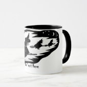 Mug Sorcières volantes éffrayantes sur baguettes à bal (Devant droit)