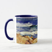 Mug Sorolla - Garçon sur le sable, beaux-arts (Gauche)