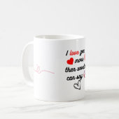 Mug Sorprende a tu pareja con esta taza única (Devant gauche)
