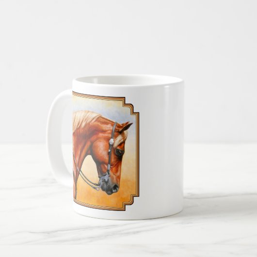 Mug Sorrel Ouest Plaisir Quarter Cheval (Devant gauche)