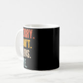 Mug Sorry Can't Birds Bye Retro Bird Lover Cute Birdin (Devant gauche)