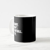 Mug Sorry Can't Football Bye American Footbal Design (Devant gauche)