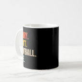 Mug Sorry Can't Football Bye Retro Football Lovers Fan (Devant gauche)