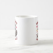 Mug "Sorry Cupid, I've Been Feral" — Cute Raccoon  (Centre)