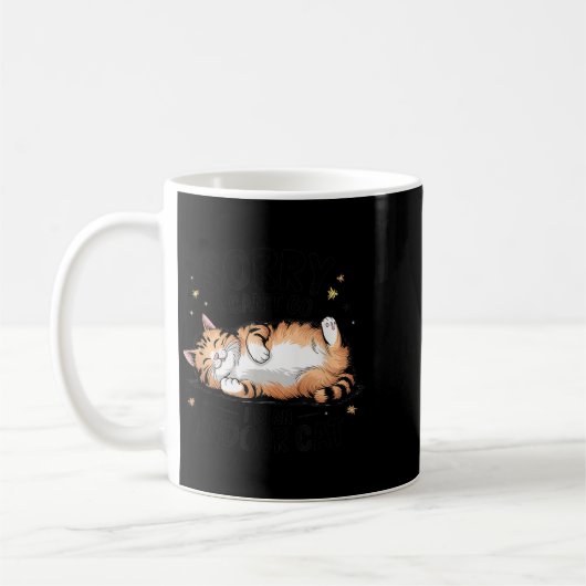 Mug Sorry I Can't Go I'm An Indoor Cat (Gauche)